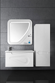 Водолей Пенал для ванной "Арнелла Капля 40Я" R белый – фотография-3